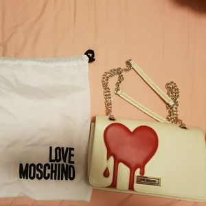 Love Moschino white purse